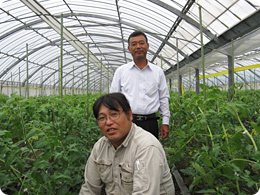 部会長の今福さん(上)と、副部会長の小島さん(下)